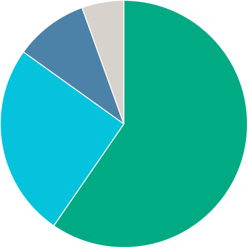 trauma insurance claims breakdown pie chart